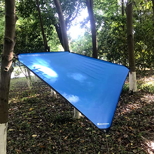 Bearhard 3.0 Heavy Duty Emergency Blanket, Emergency Tarp, Insulated Blanket, Thermal Waterproof Survival Space Blanket for Hiking, Camping, Blue