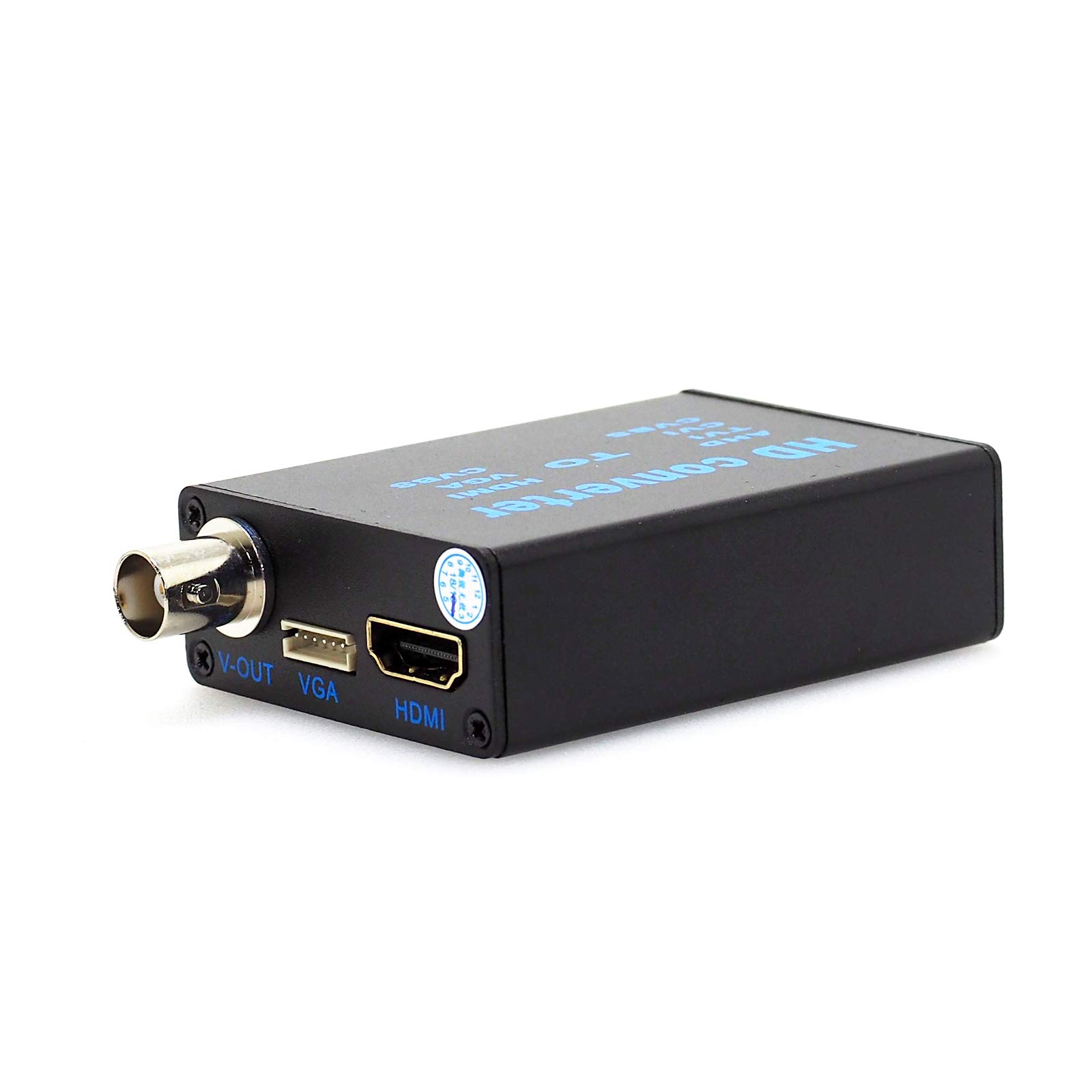 Conversor de señal de vídeo, 4 en 1 compuesto CVBS AHD TVI CVI a HDMI, convertidor de vídeo, adaptador BNC a HDMI VGA BNC (CVBS) para cámara/DVR/CCTV sistema de seguridad