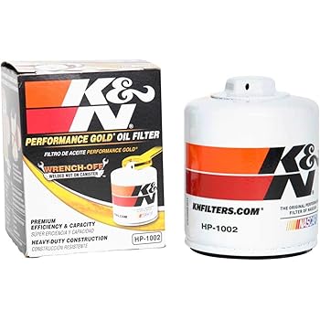 K&N Premium Oil Filter: Designed to Protect your Engine: Fits Select FORD/LINCOLN/TOYOTA/VOLKSWAGEN Vehicle Models (See Product Description for Full List of Compatible Vehicles), HP-1002
