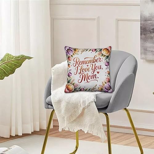 Miniatura 5 de for Mom from Daughter Son Large Throw Pillow Covers 18X18 Mom Valentines Day Gift Mama Bear Gifts for Mommy Moms Birthday Gift Ideas Cute Pillow