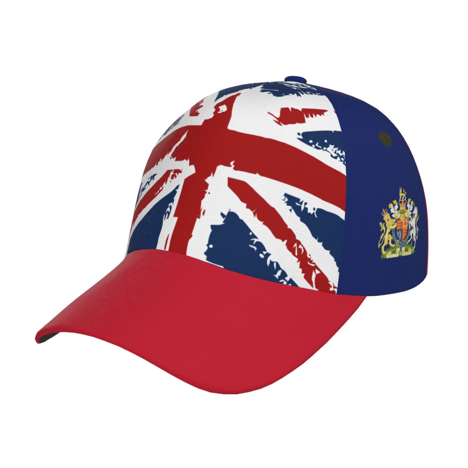UK Flag Embroidered Baseball Cap - British Dad Hat For Men & Women