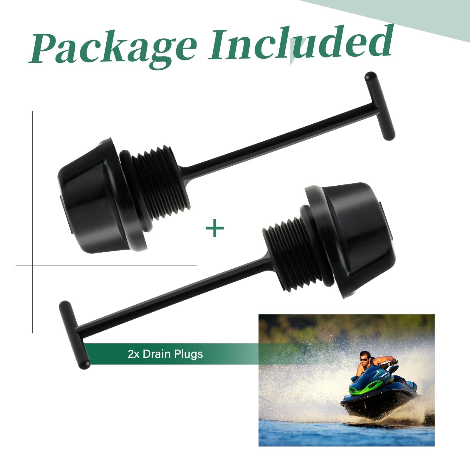 Amazon.com: 2Pcs Drain Plug Fit for Kawasaki Ultra 150 SX ZXI STS