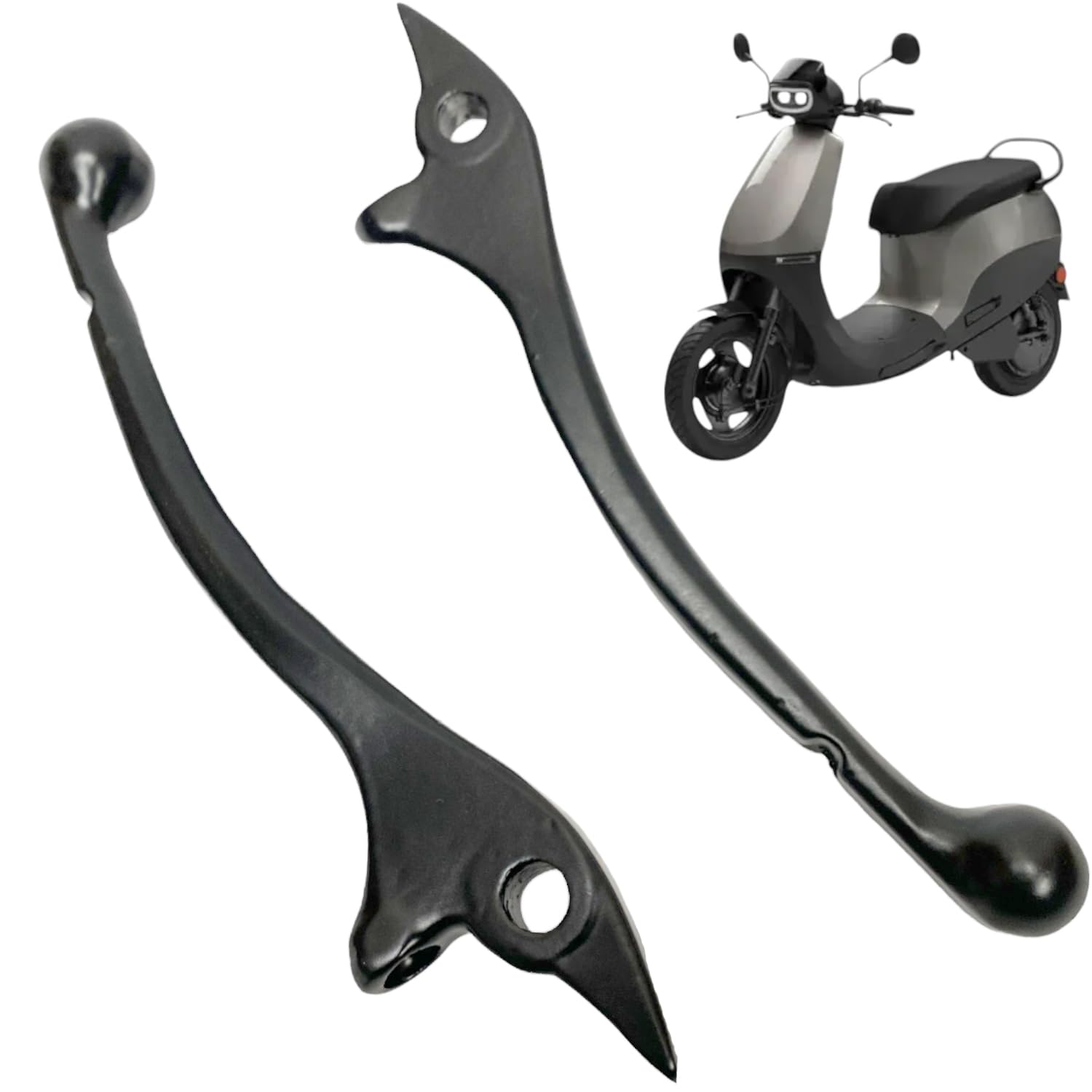 Dhe Best Premium Clutch and Brake Lever Chrome for Ola S1 and S1Pro