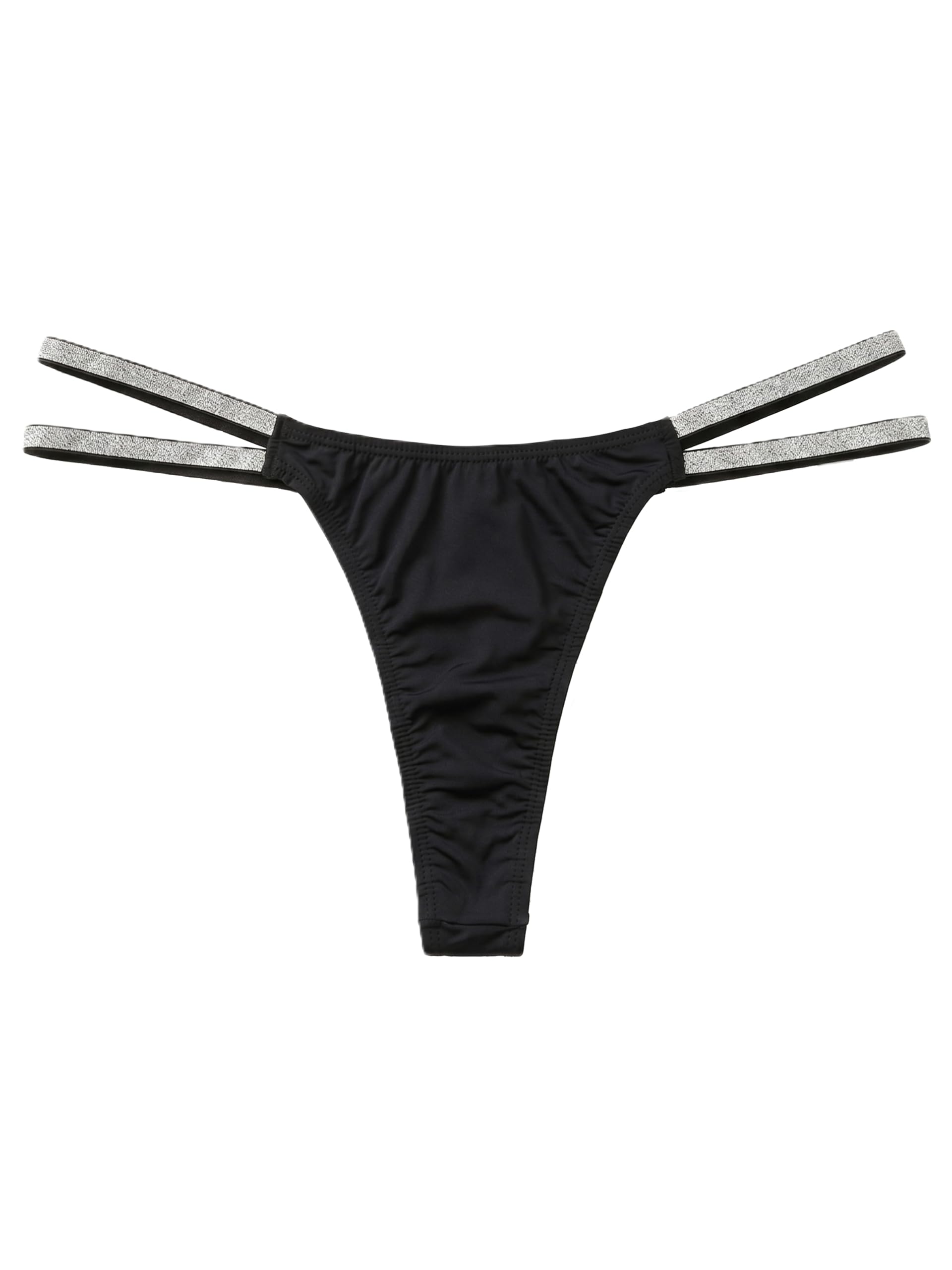 selfcare Women Solid Nylon Lycra Low Rise Thong Panty (Pack of 1)-picture-52