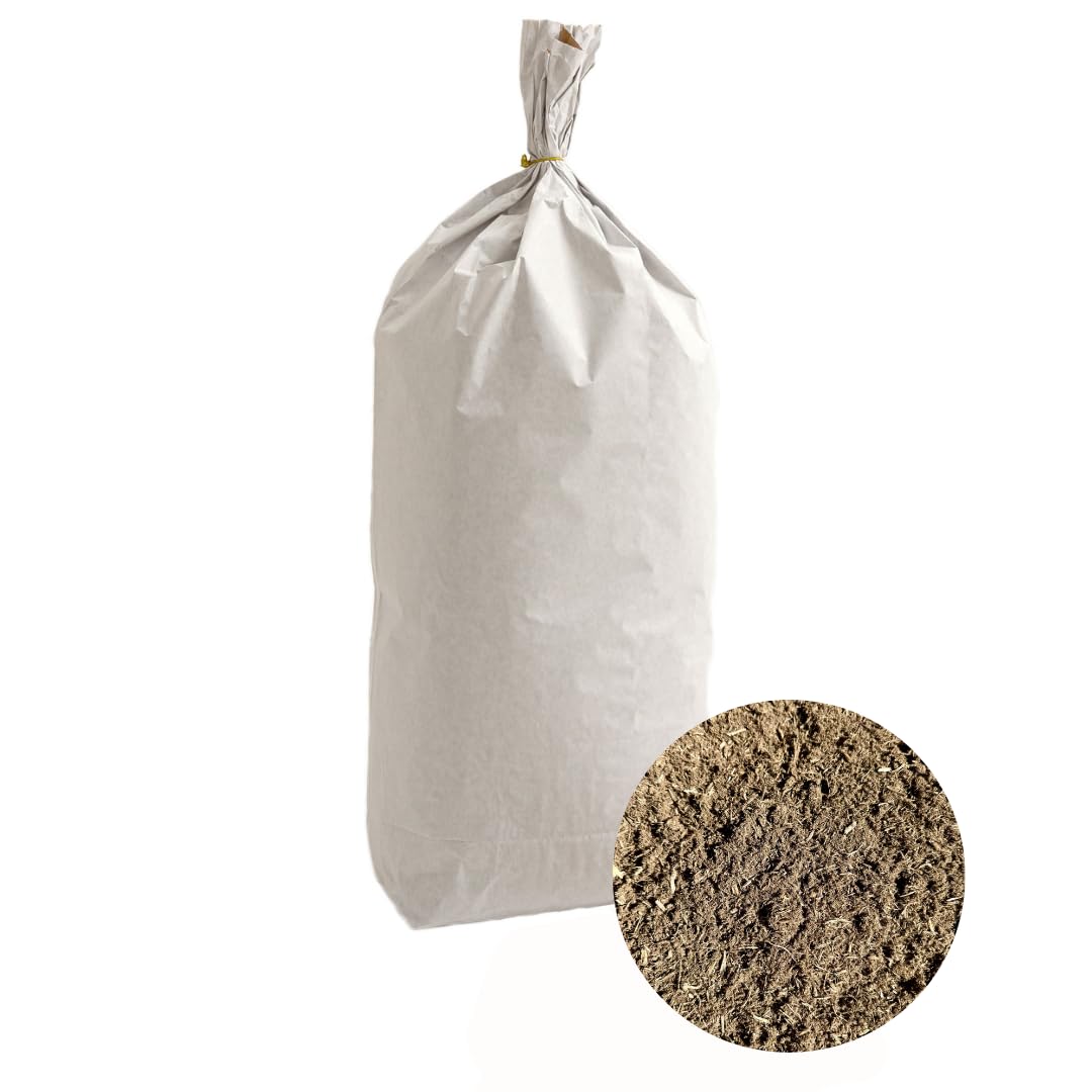 Jumbogras Naturfaser Einstreu Liter für Kleintiere für Kleintiere, natürliche Einstreu für Hasen, Kaninchen, Hamster und Meerschweinchen (5 x 40 Liter Sack)