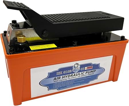 hydraulic foot pedal pump 10,000 PSI Air Pump, 1/2 Gal Reservoir, Foot-Operated Argon 18 Dark Matter Lincoln Farbe:beige (lehmbeige)