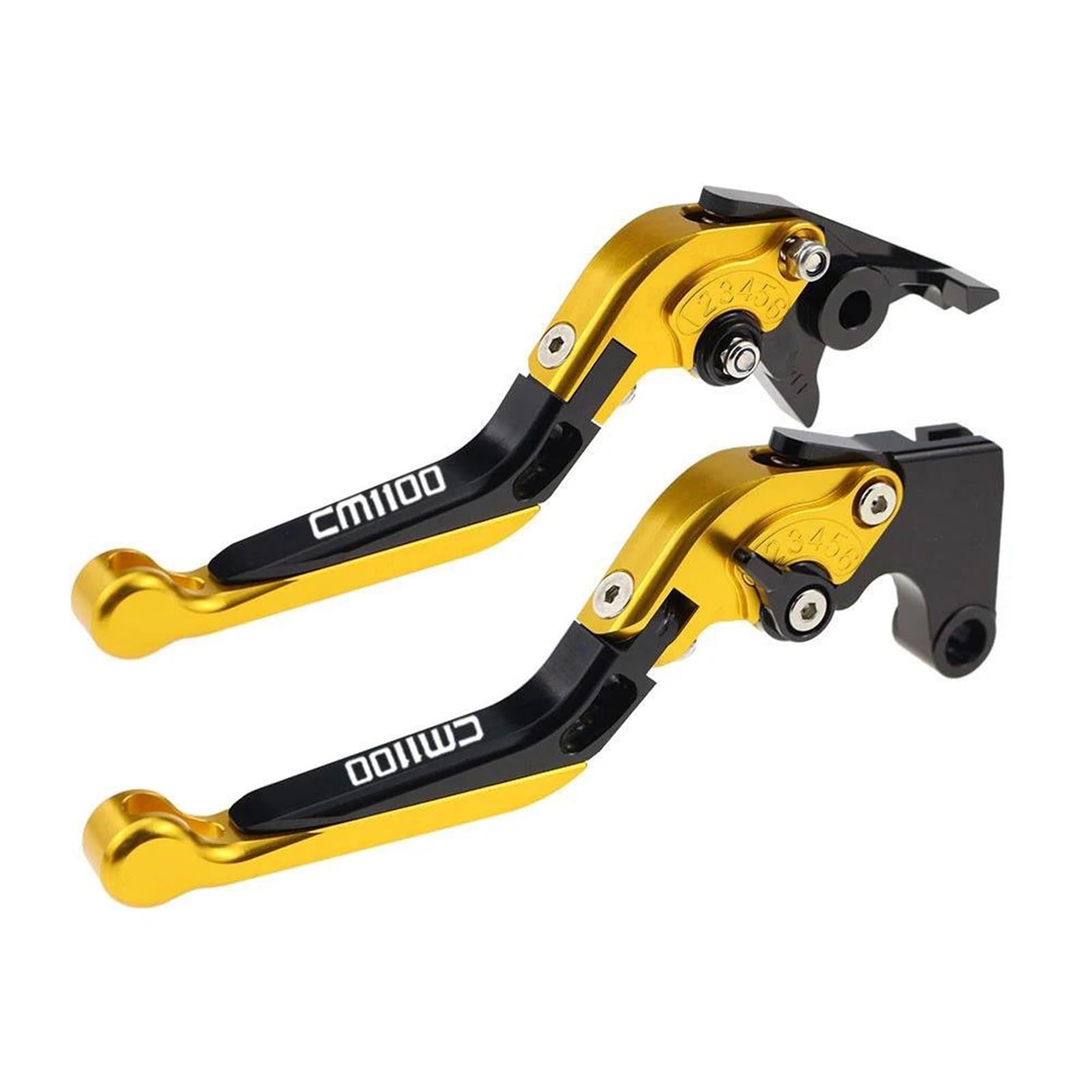 Frizione Leve Frizione Pivotanti, Manopole Di Controllo, Ricambi Moto, Leva Freno Regolabile Per Honda CM1100 CM 1100 2021-2023(Jaune)