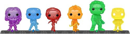 Funko Pop! Artist Series: Marvel Infinity Saga - Avengers with Base (paquete de 6) Exclusivo de Amazon, multicolor, (57619)