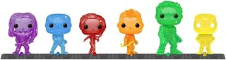 Funko POP! Artist Series: Marvel Infinity Saga - Avengers with Base (6 Pack) Amazon Exclusive, Multicolor, (57619)