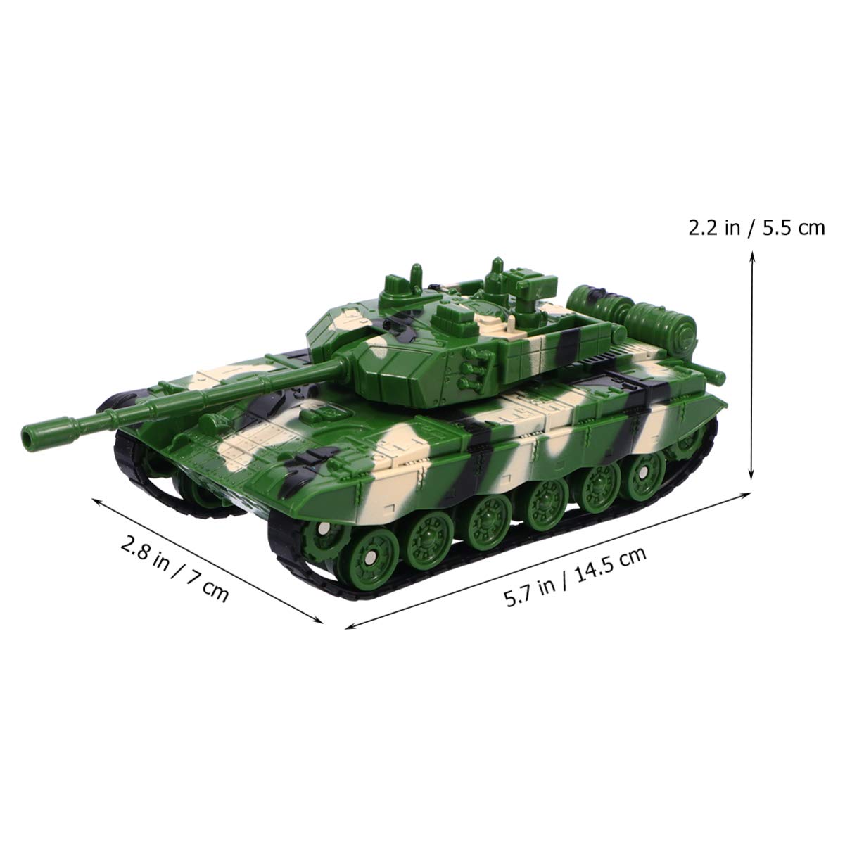 Modelos de tanques de plástico para niños, juguetes de vehículos, decoración de cubierta para niños y niñas 4