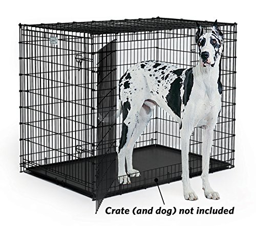 Image of MidWest Homes for Pets 54-Inch Replacement Pan, Measures 52.3 x 34.7 x 1.3 Inches, Universal Leak-Proof Tray for Dog Crates & Multi-Purpose Use, Fits Most Standard 54 inch Wire Crates