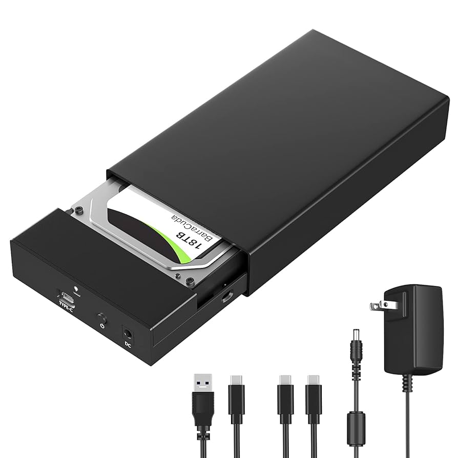 【未使用に近い】USB接続　外付けハードディスク HDD Amazon.co.jp: SASハードディスクケース SASケース USB-C接続