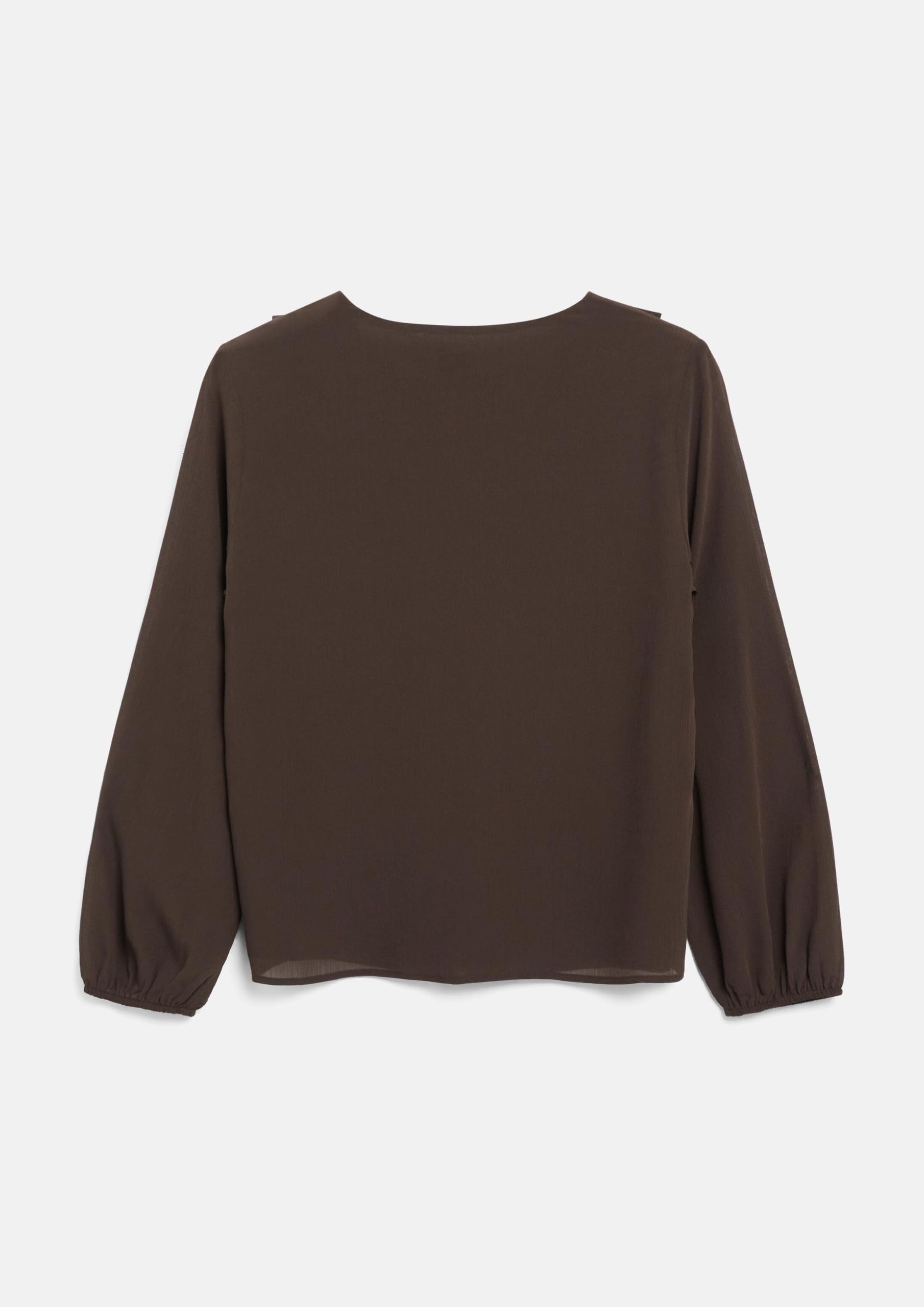 s.Oliver Damen Bluse – Regular Fit, V-Ausschnitt, Chiffon, leicht gefüttert – Für Business & besondere Anlässe