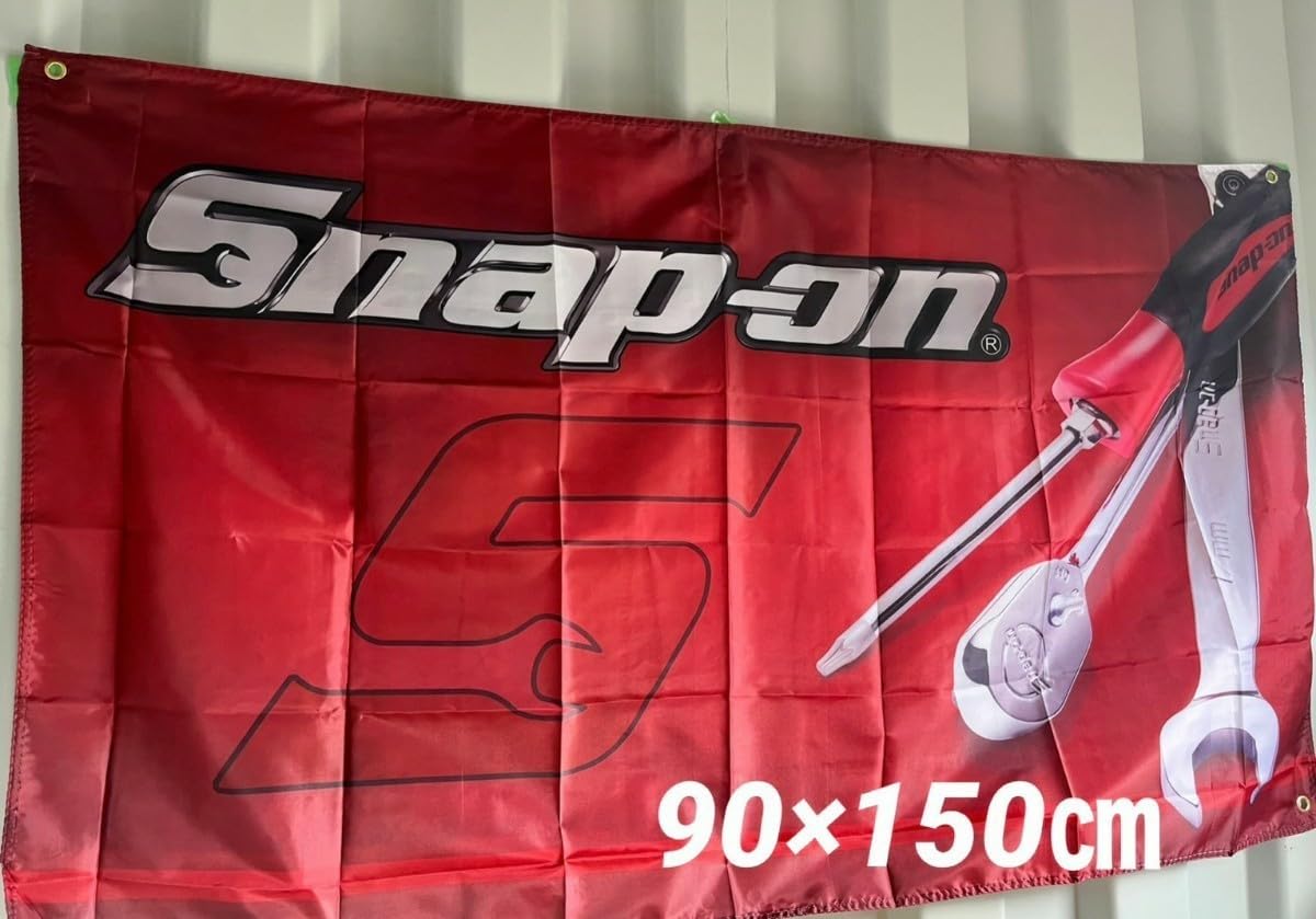 Amazon.co.jp: スナップオン Snap-on フラッグ タペストリー 