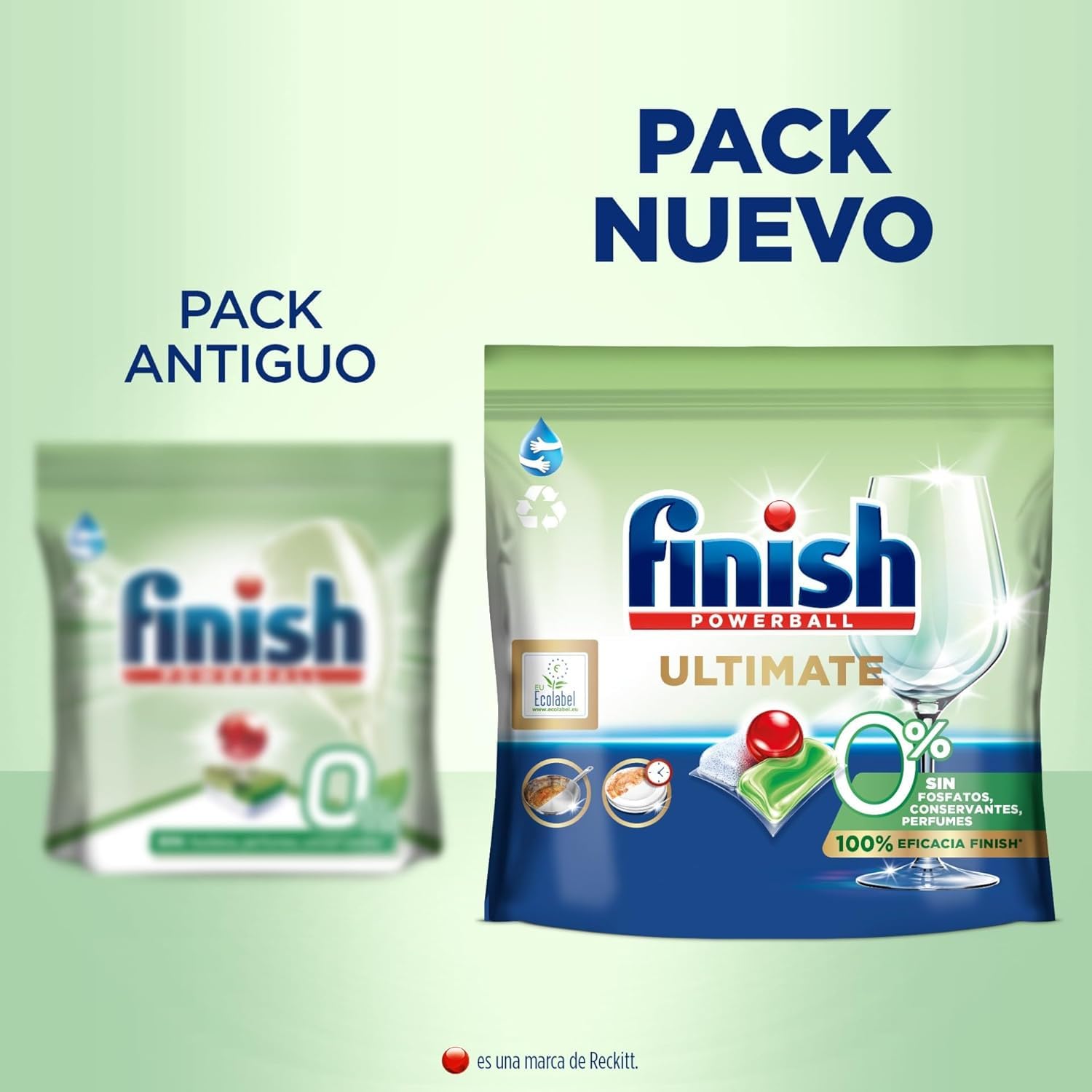 Finish Ultimate 0% 210 Pastillas para Lavavajillas Ecológicas
