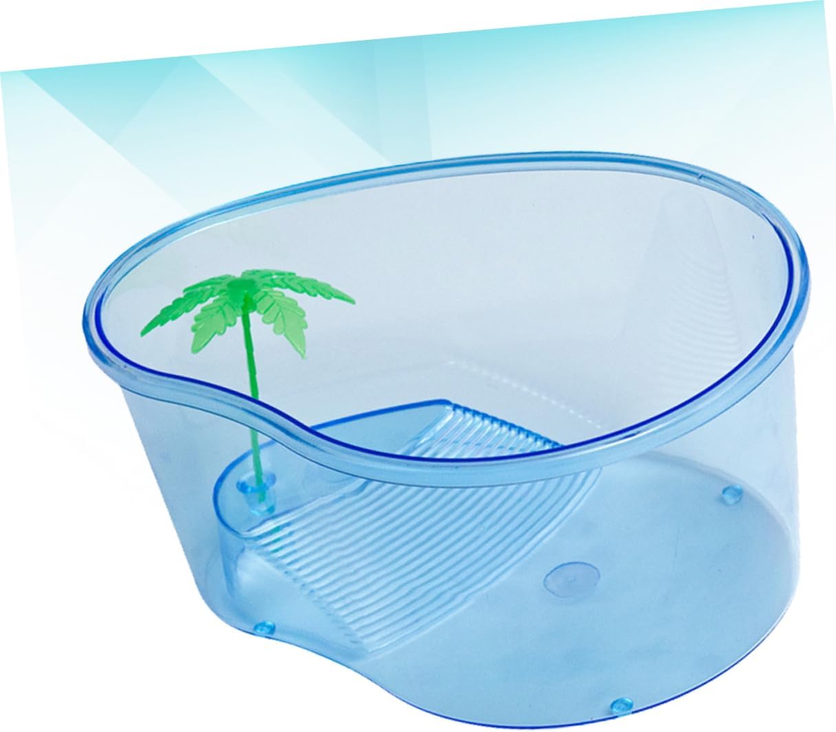 Totority 1pc Sky- Emulational Turtle Habitat Basking Platform Plastic Turtle Tank for Home Decoration and Easy Cleaning for and Reptiles