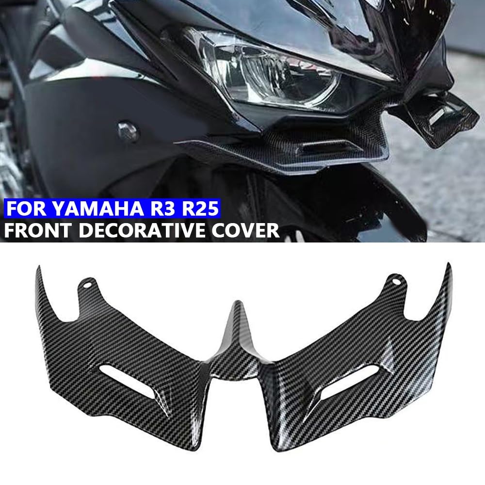 Do YZF-R3 YZF-R25 2014-2018 Przednia owiewka Winglets Pokrywa osłony