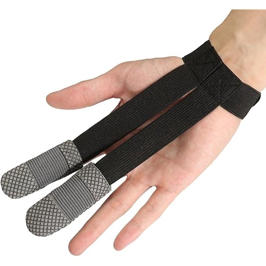 Futaba Archery 2 Fingers Guard Protector - Black