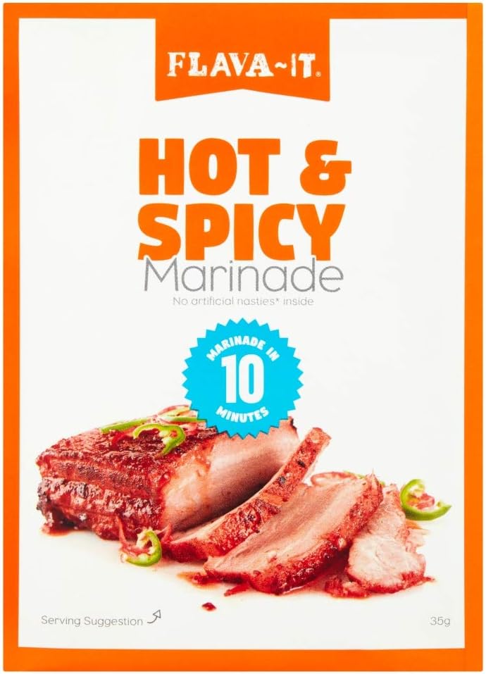 Flava-It Hot and Spicy Marinade, 35g