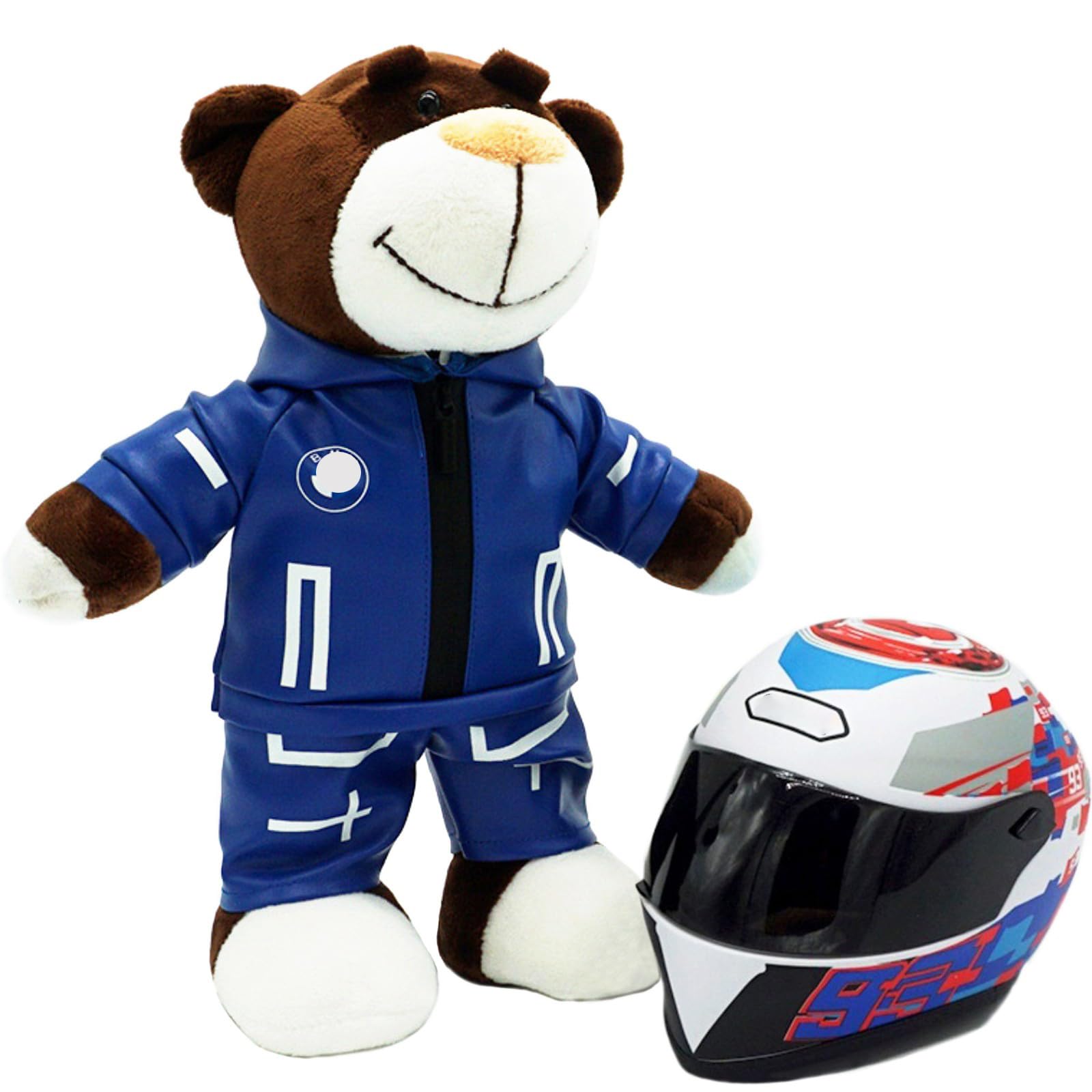 doll motorcycle helmet Amazon.com: HTLNUZD Full Face Motorcycle Helmet with Stuffed Bear Jacket  Clothes Dolls Motorcycle Bear Decoration Helmet for Pet Helmet (Blue-Power  Switch) : Automotive