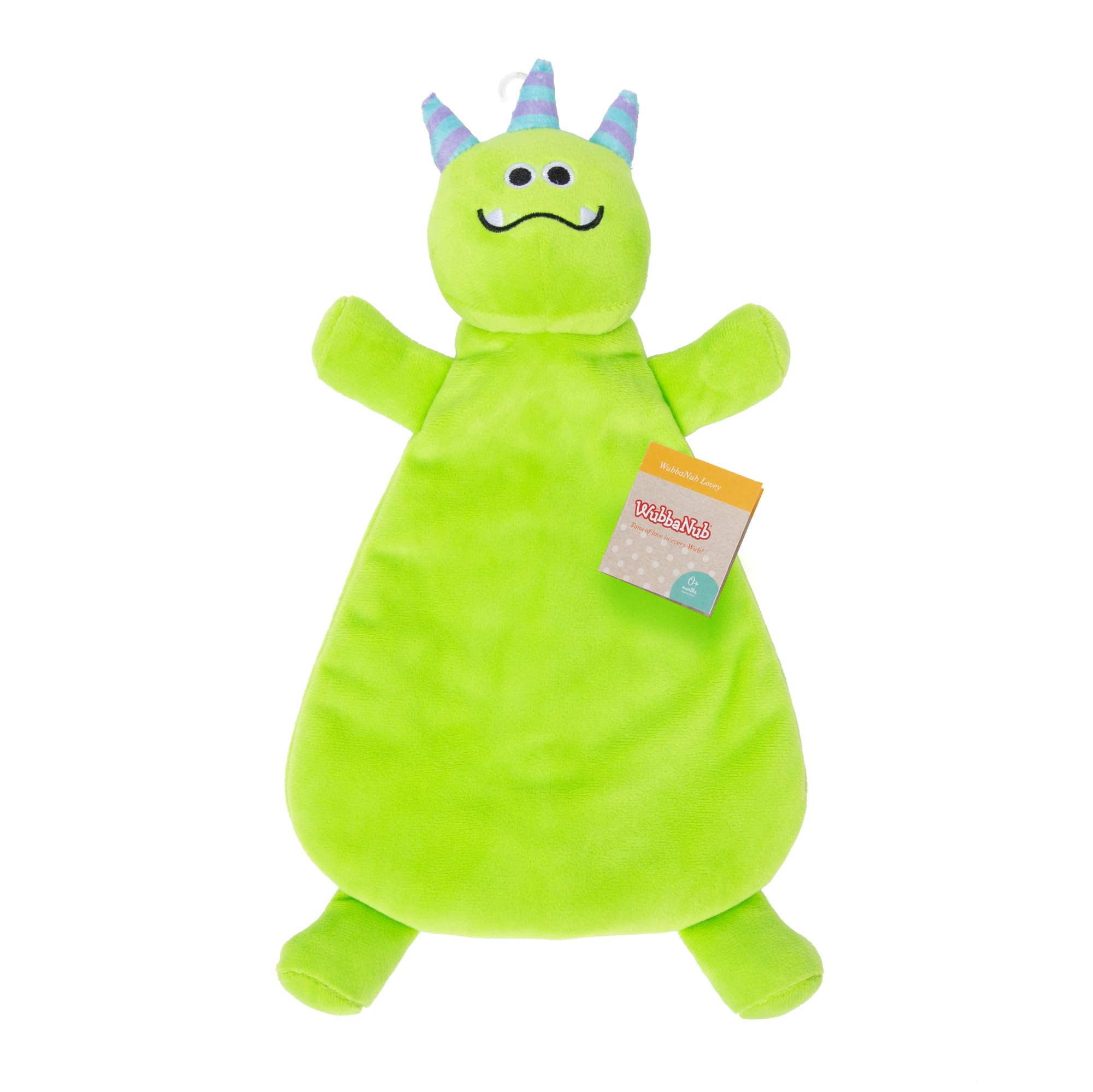 WubbaNub Green Monster Lovey