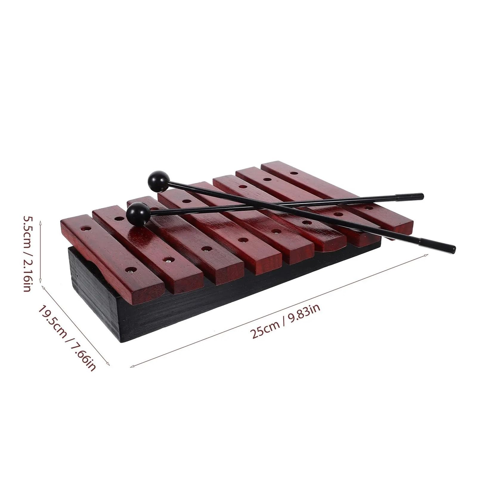 Xylophone Xylophone à Huit Notes, Instrument de Musique à Percussion à Frappe Manuelle