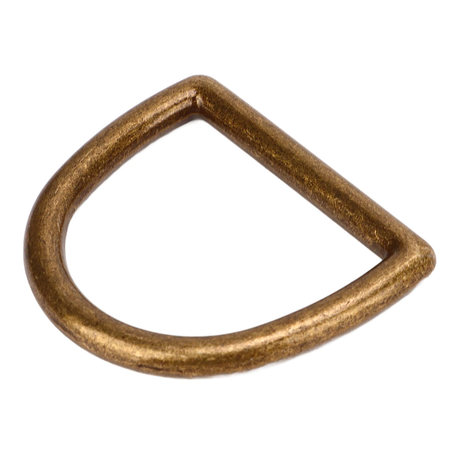 120 Stück Metall-D-Ringe, D-förmige Schnallen aus Zinklegierung für DIY-Handtaschen, Rucksäcke, Gürtel und Kleidung, rostfreie Mehrzweck-D-Ring-Clips mit glatter Oberfläche für
