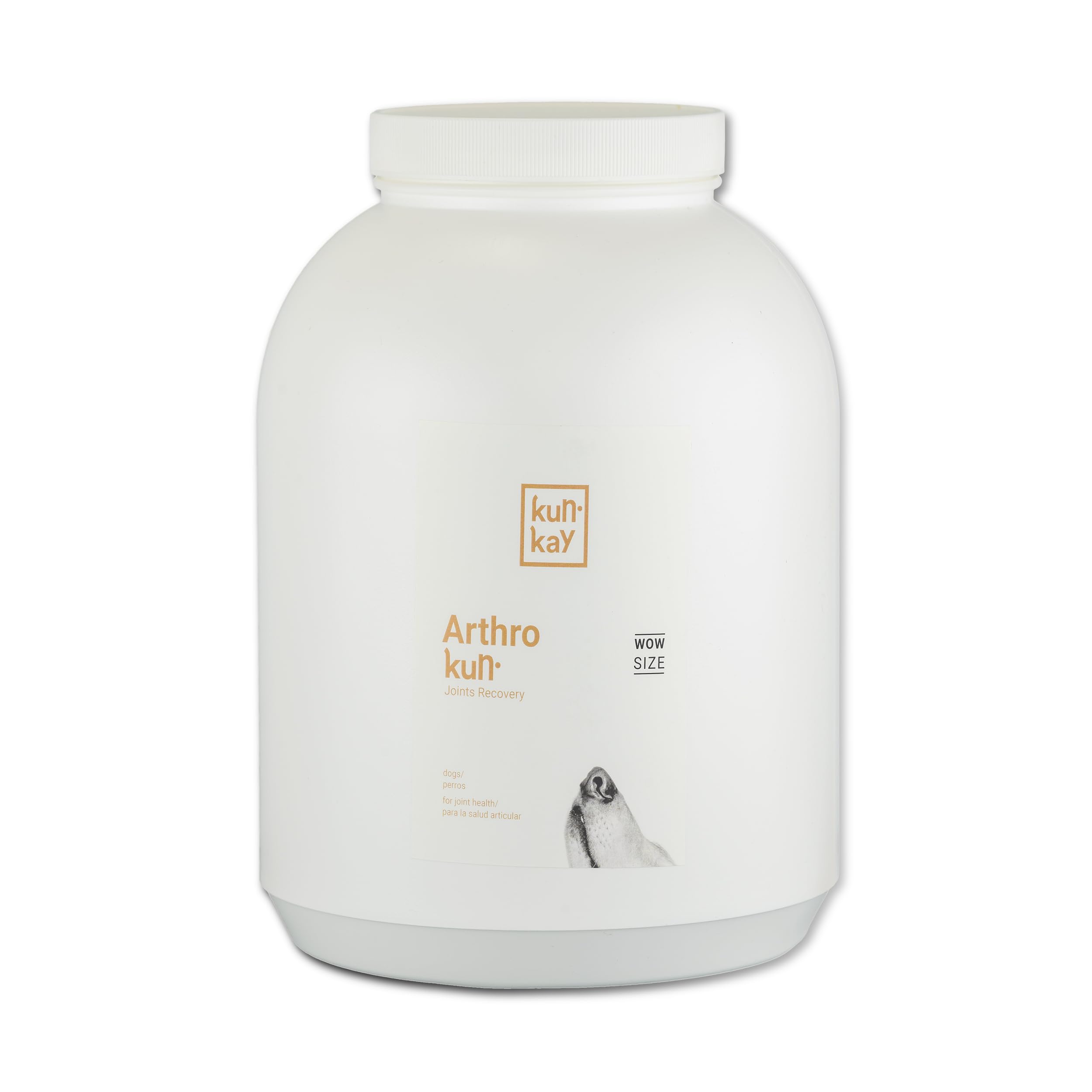 Arthrokun - Condoprotector Natural para Perros en Polvo - 3kg | Mejora la Movilidad y Ayuda a las Articulaciones de Perros Grandes y Pequeños - Contiene Glucosamina, Condroitina y Omega 3