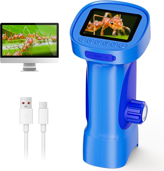 Ahalfcit Digital Microscope Review: Portable Exploration for Kids