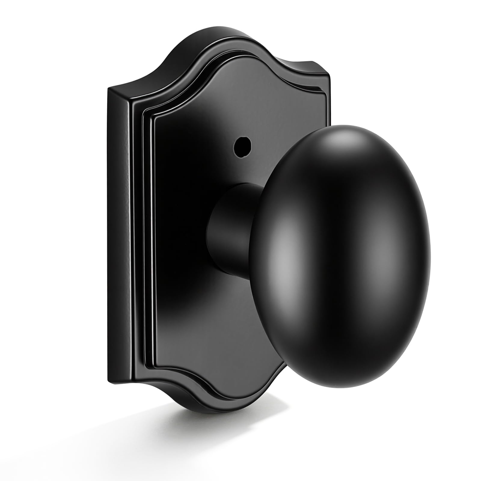 Satin Nickel Door Knob - Privacy & Style -8