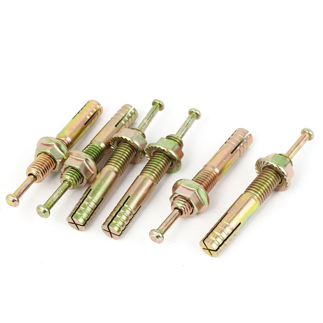 Aexit Core High-Strength Anchors Bolts Strike Hammer Nails Gecko Expansion Screws Expansion Anchors M10x60mm 6pcs