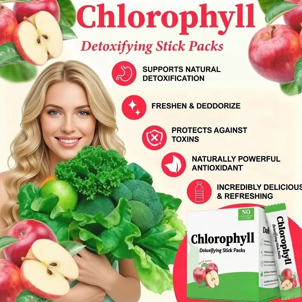 Chlorophyll-Stick-Packs – beschleunigen Ihre Entgiftung und fördern die Darmgesundheit auf praktische Weise