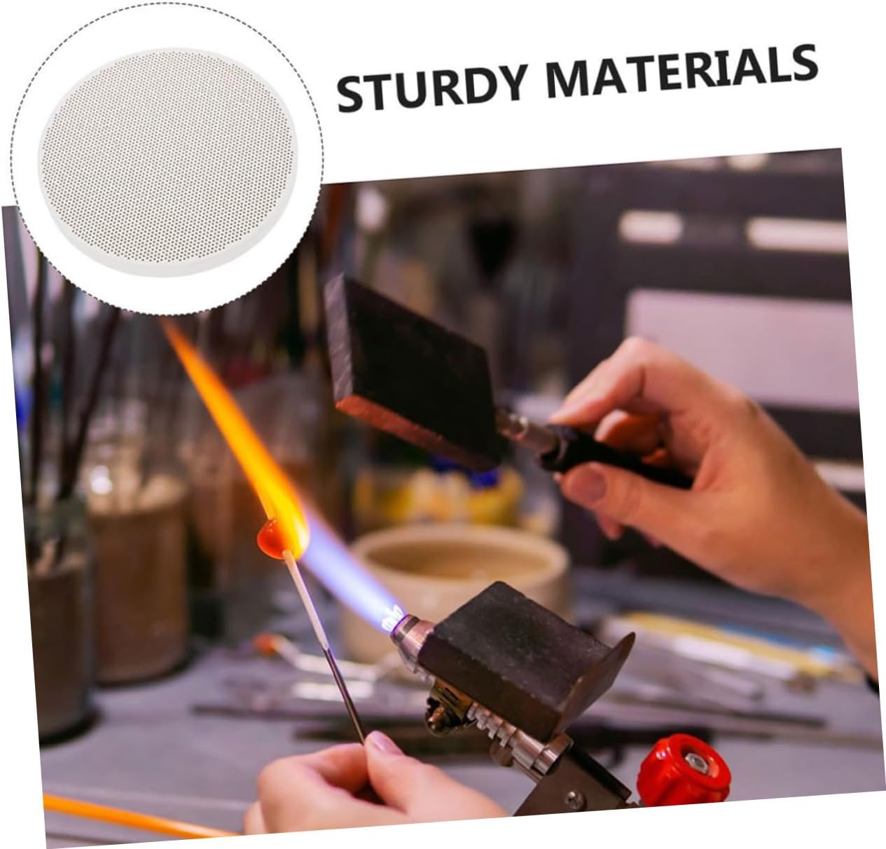 2pcs Honeycomb Soldering Board for Jewelry Making Heat Insulation Welding Panel for Silver and Copper Work for Jewelry Projects