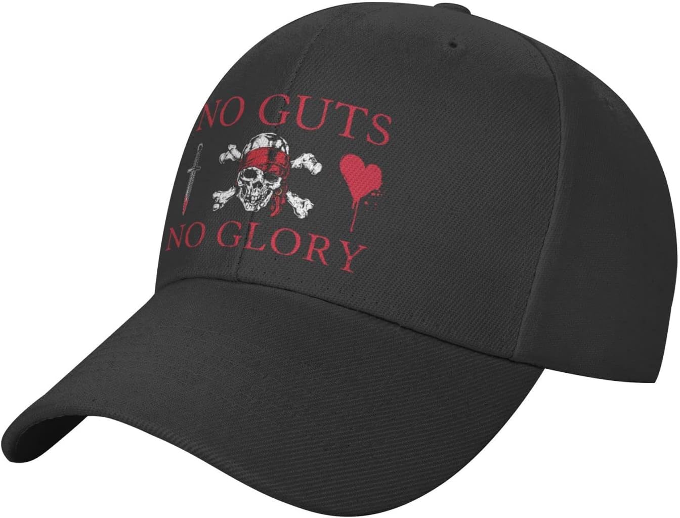 Dad Hats for Women Pirate No Guts No Glory Casquette
