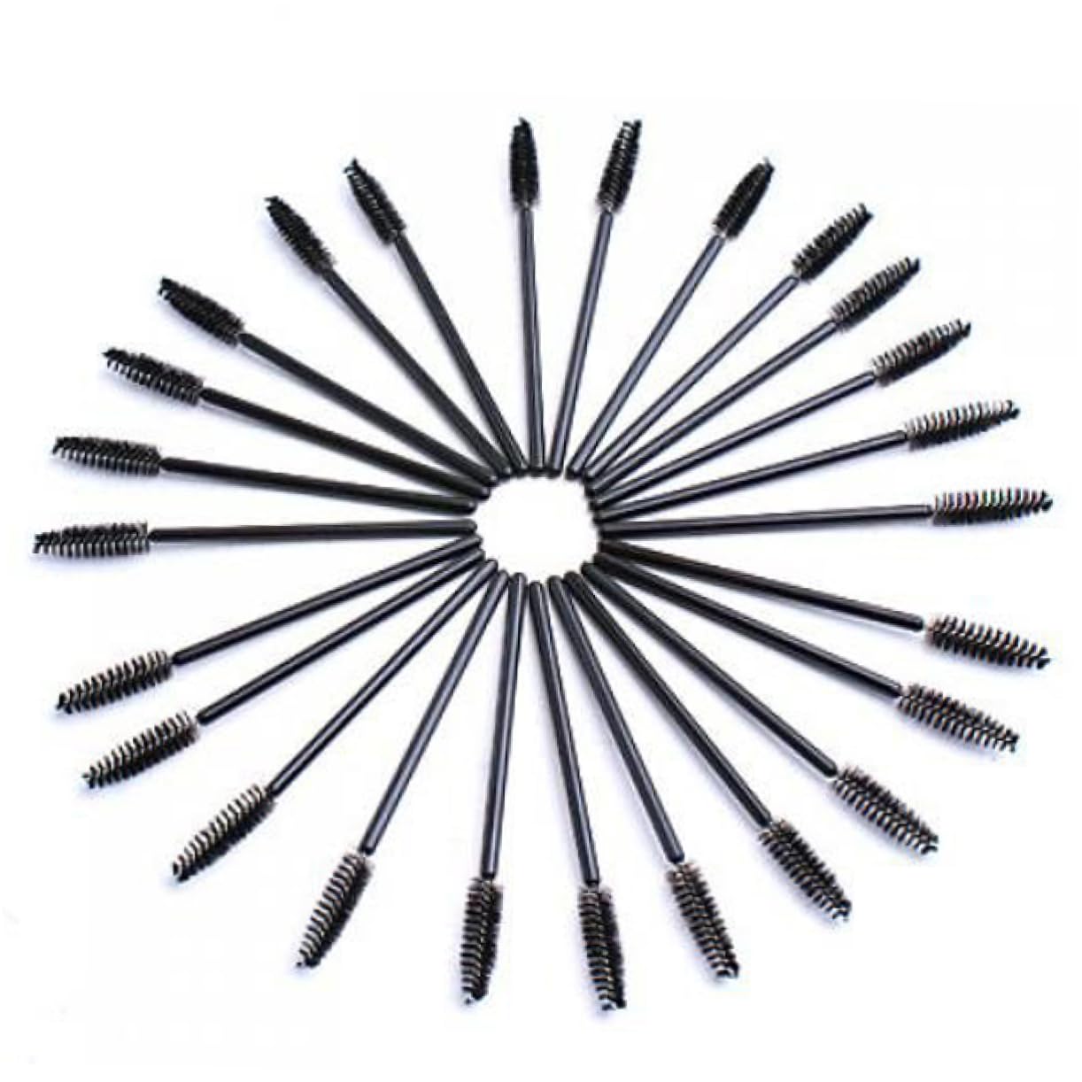 Didiseaon 100pcs Eyelash Brush Mascara Black