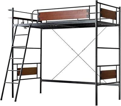 エア・リゾーム ベッド シングル ベッドフレーム ヴィンテージデザインロフトベッド NORMAN(ノーマン) シングルサイズ フレーム単体販売