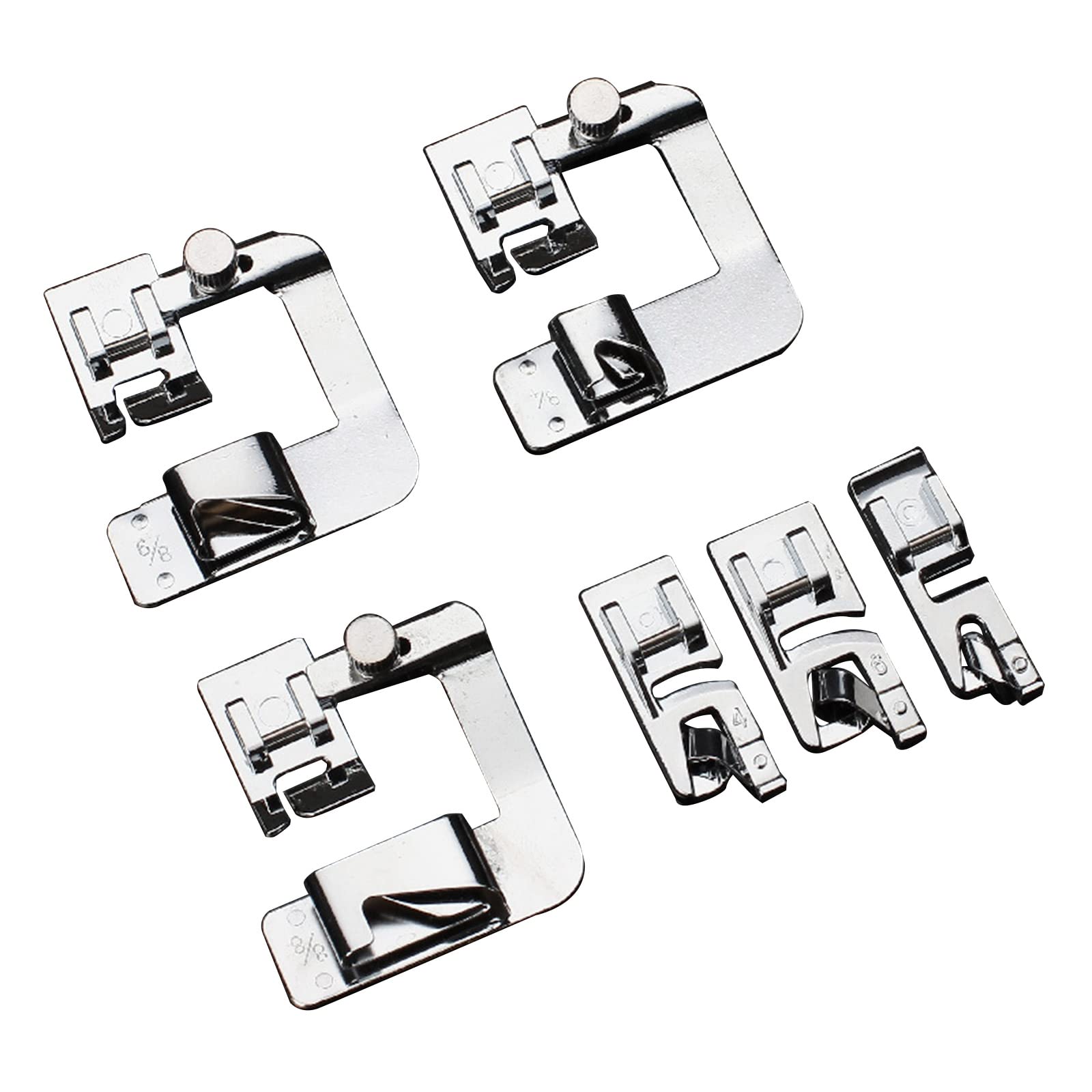 Tsophreniq Sewing Machine Foot Presser 3/4 / 6mm Zinc Alloy Metal Supplies for Beginners Handamde Machine Foot Presser