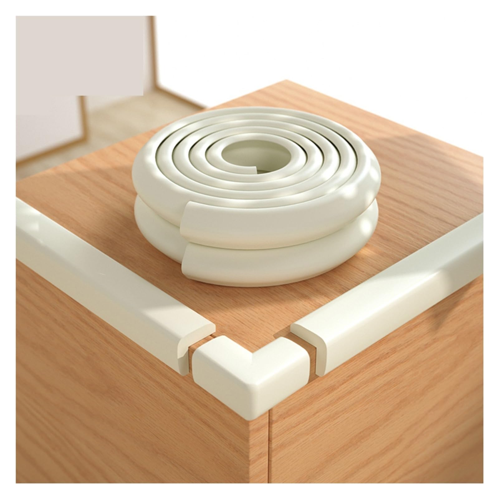 Bord de sécurité pour angle tranchant et table basse | Lot de 10 coussins de protection