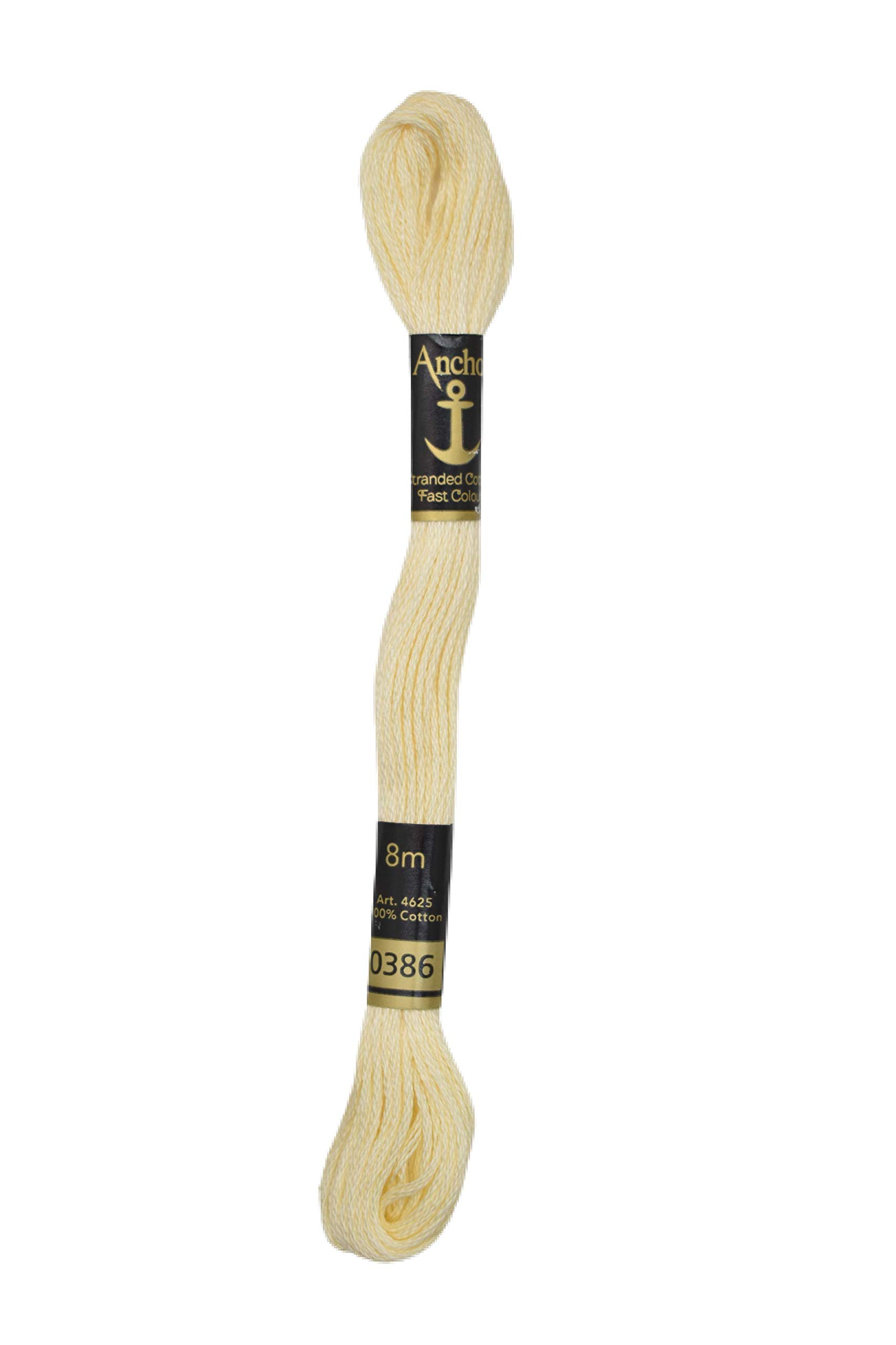Anchor Thread Stranded Cotton Skiens Cross/Long Stitched Embroidery Threads (Set of 10 Pieces) (Shade no. 386) 2