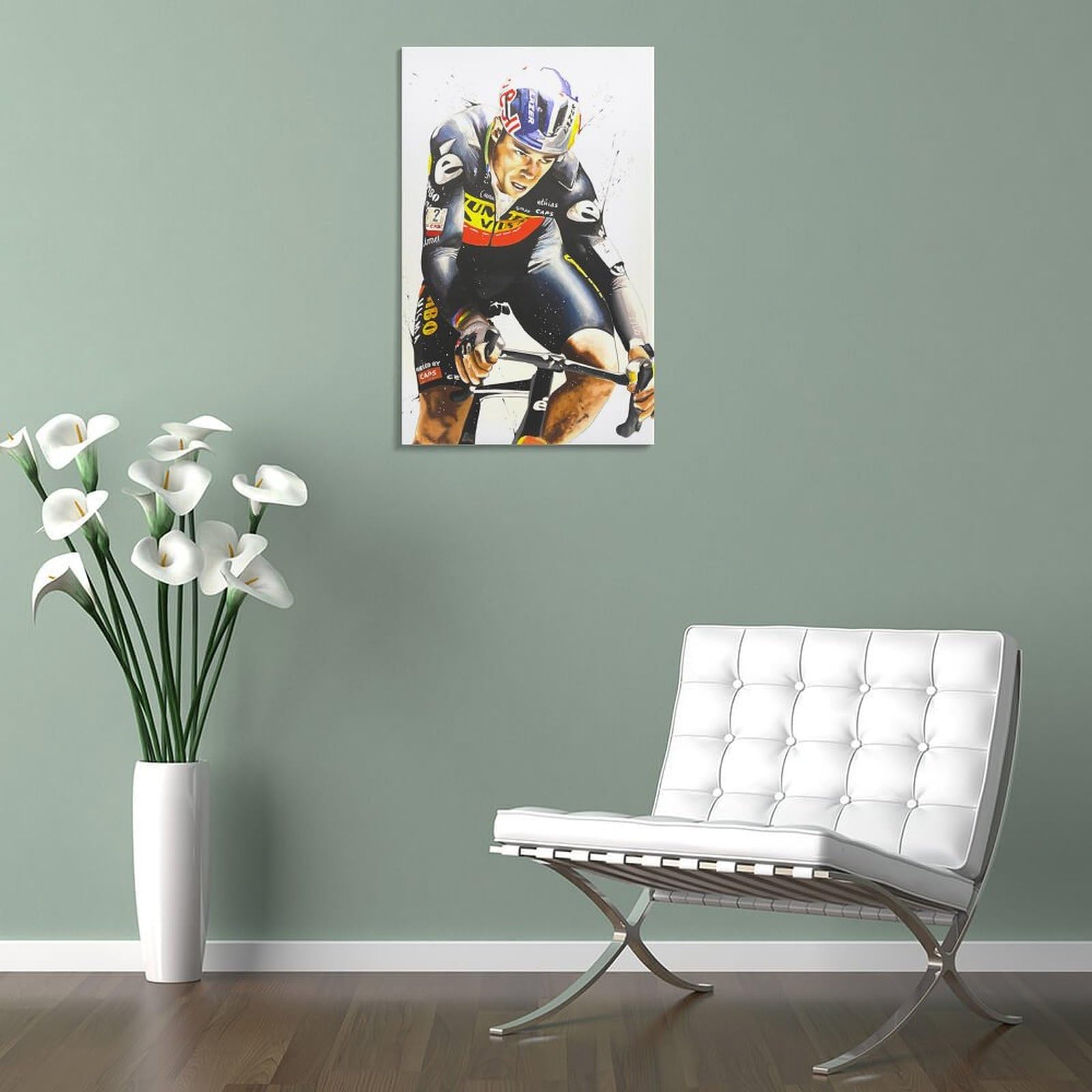 Wout Van Aert Cycling Blechschild - 30,5x40,6cm Metall-Schild Für Wanddekoration