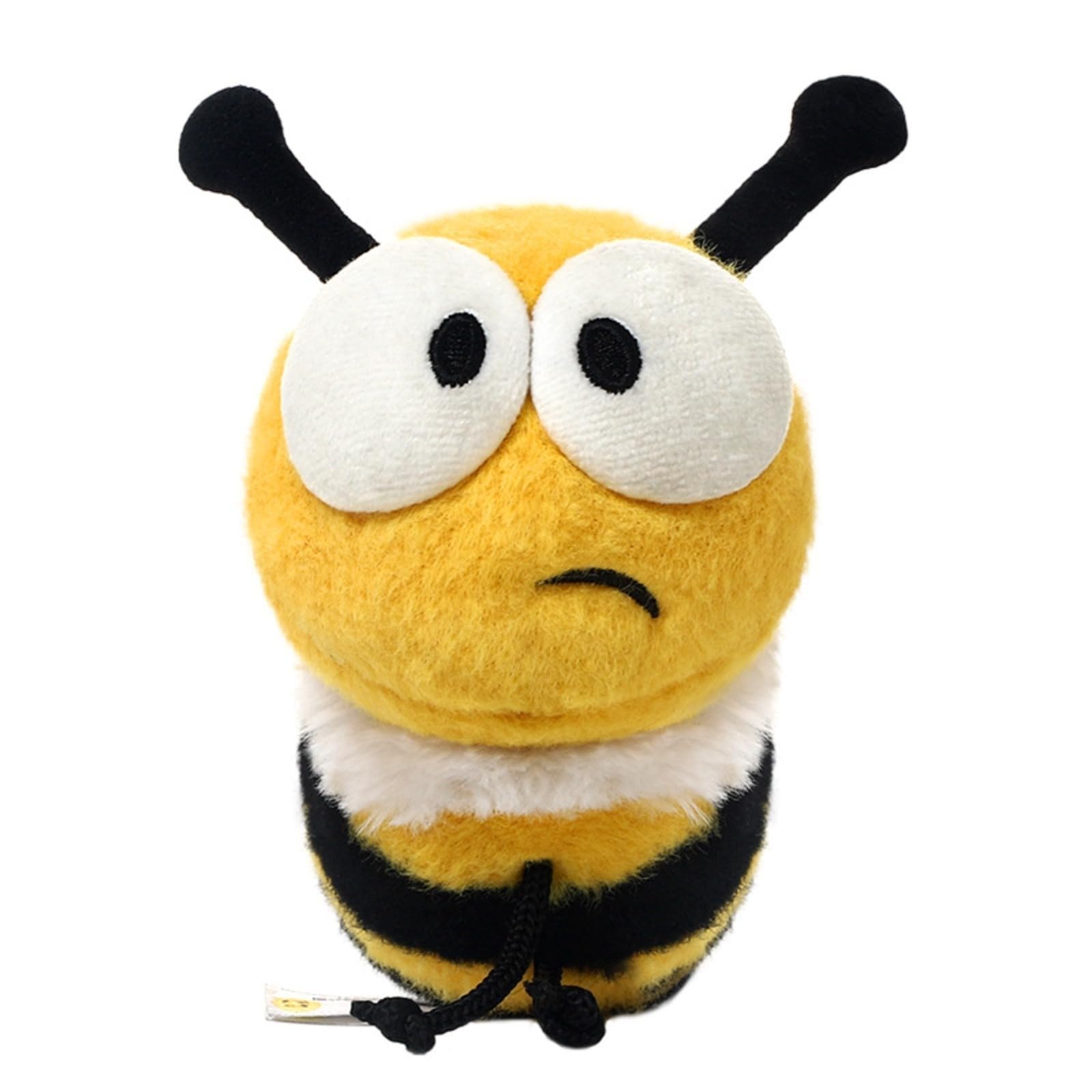 JORCEDI Fly Stuffed Animal,Small Insect Plush Toy,Realistic Cuddly Comfortable Doll,Flies,Mosquitoes,Bees,Cockroaches,Room Decor,Playful Gift for Boys Girls Teens,Playing & Cuddling (Bees)