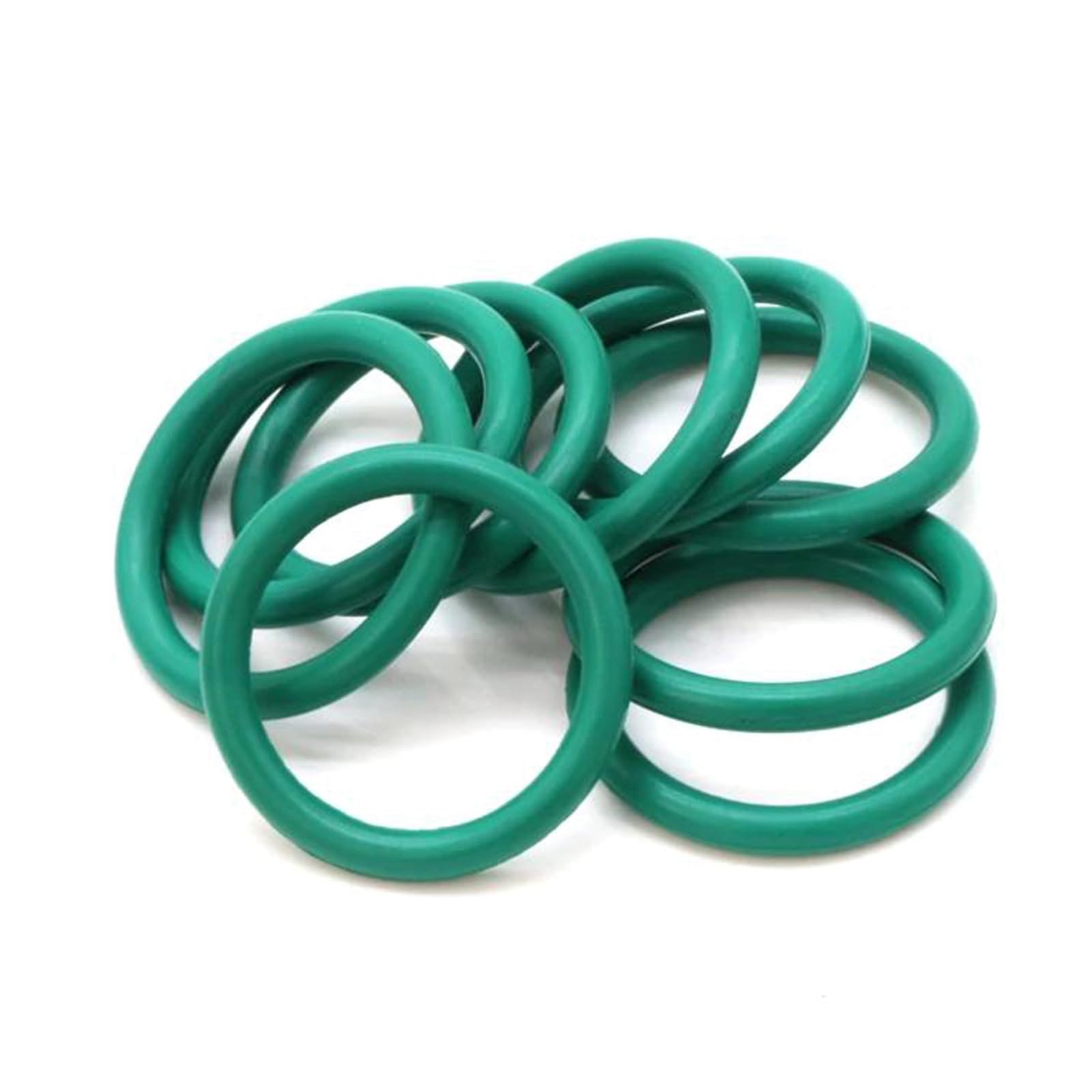 Lot De 50 Joints Toriques En Caoutchouc Fluoré Vert FKM, 2