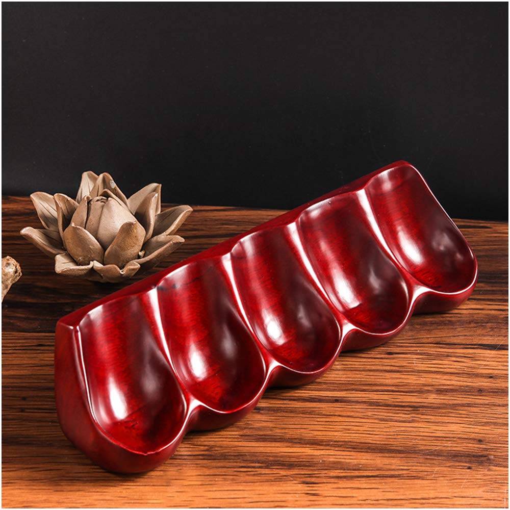 CVJdfhRE pipe rack, Smoking Pipe Stand Display Rack Holder for 5 Pipes - Tobacco Accessories Wooden