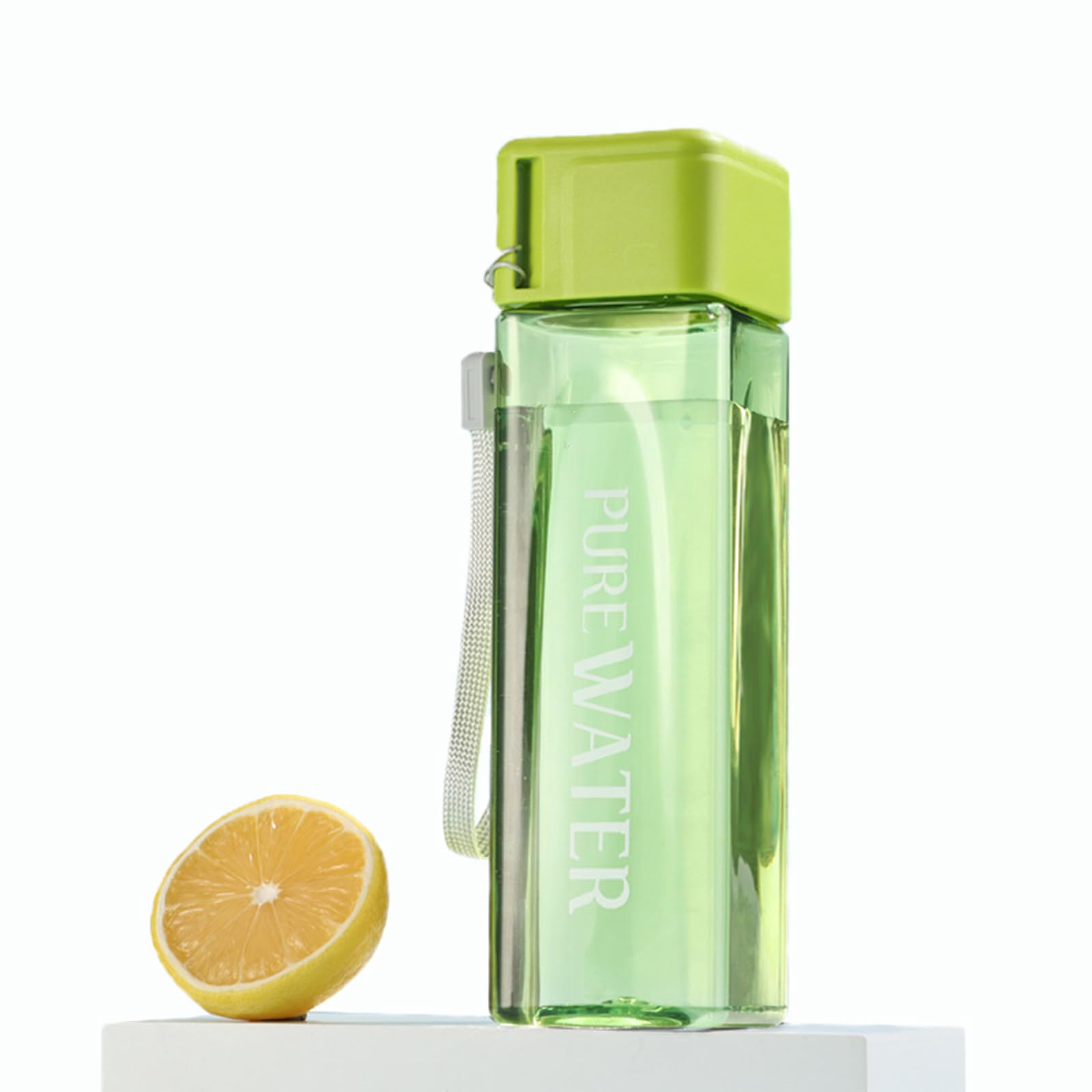 Green Square Water Bottle