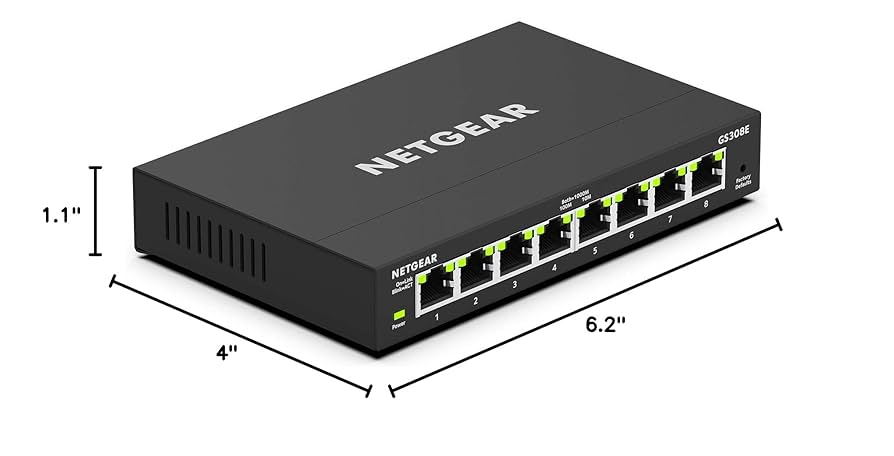 NETGEAR 8ポートGigabit Ethernet Plus Switch Amazon.com: NETGEAR 8-Port Gigabit Ethernet Plus Switch