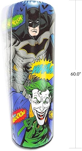 Miniatura 3 de Batman Jumbo Bop Bag Kids Super Size Saco de boxeo de 5 pies de alto para niños a partir de 3 años