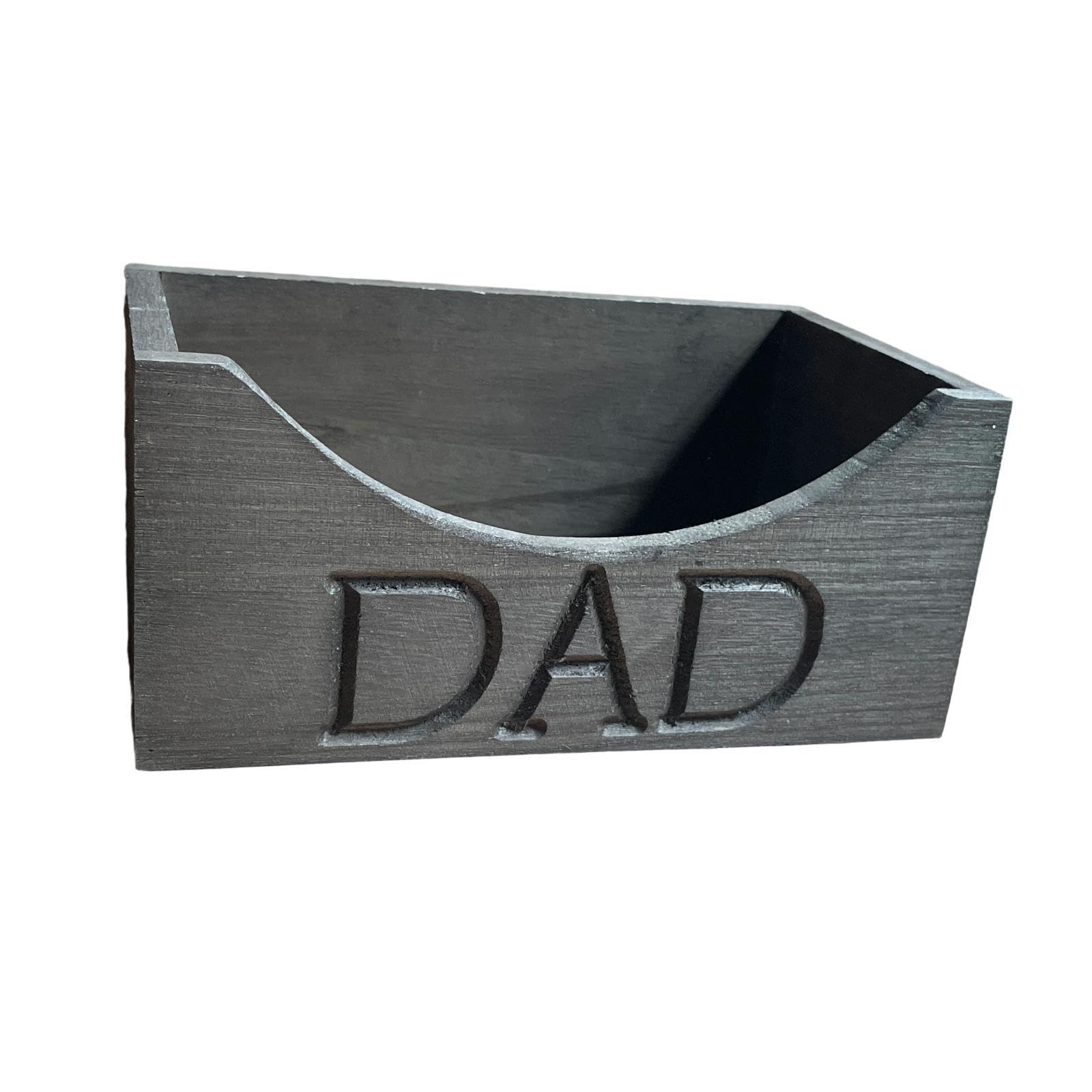 Bothyi Wooden Hat Holder Box Hat Display Stand Organizer for Baseball Caps Storage Holder for Dad Husband New Year, Gray