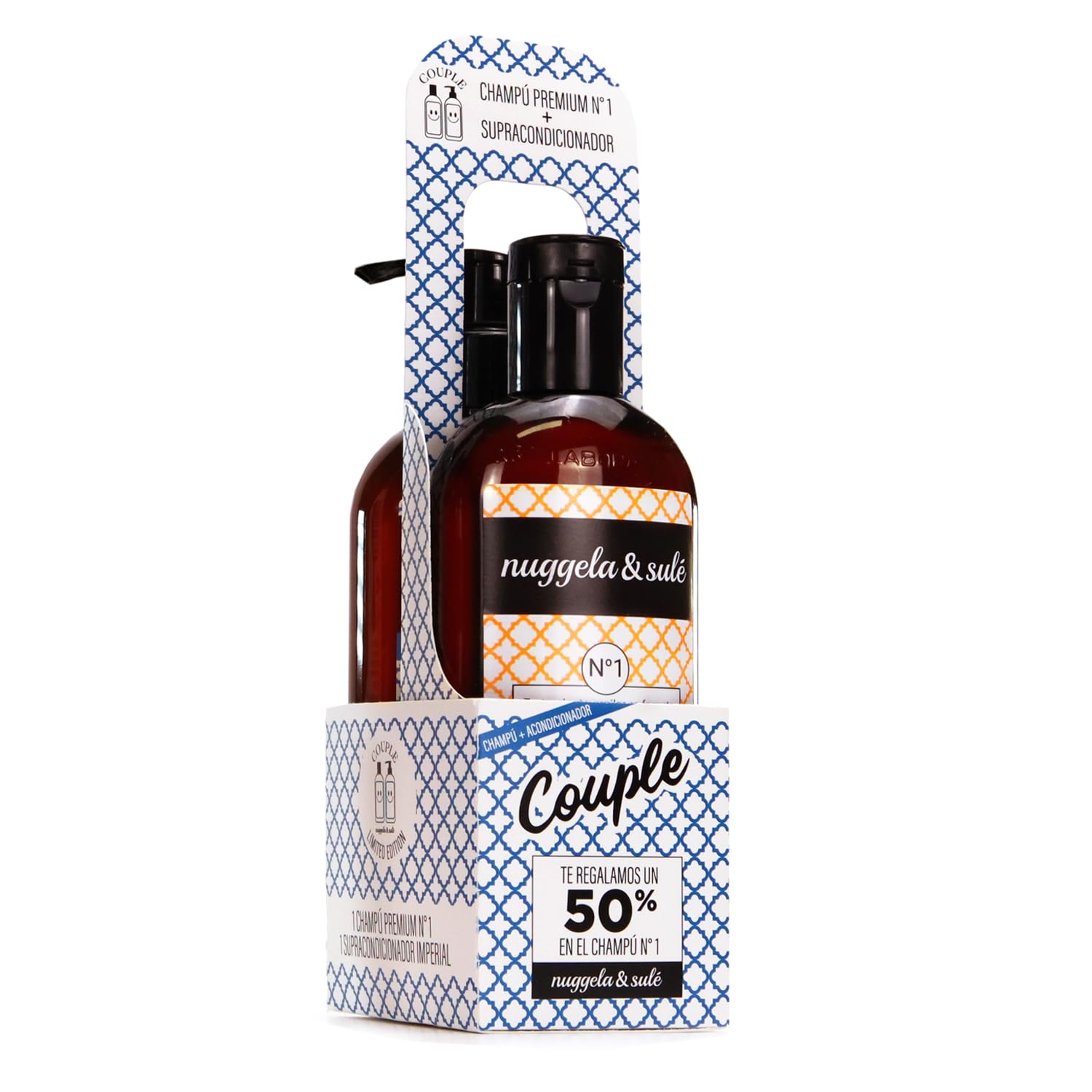 Nuggela & Sulé Pack COUPLE: Champú Premium Nº1+ SuprAcondicionador Imperial Edición Limitada 2023 – 50% de descuento en el Champú, 2 x 250ml