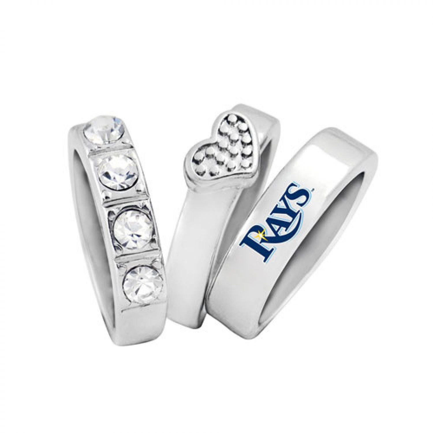 - 101736 MLB Tampa Bay Rays Stacked Ring