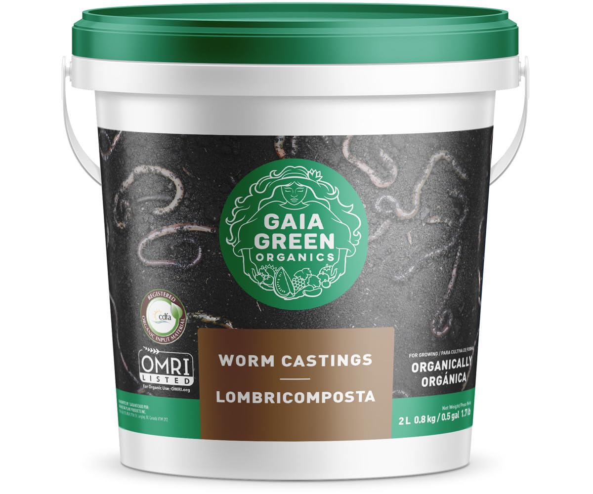 Gaia Green Combo - Power Bloom 2-8-4 500g, All Purpose 4-4-4 500g, & Worm Casting 2L